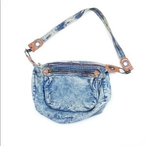 VTG 90’s 00’s Shane Acid Wash Denim Handbag Purse